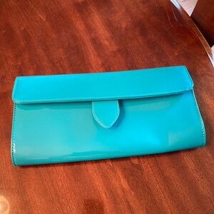 Urban Expressions Blue Clutch Wristlet